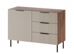 Cama Chest of drawers 2 ALMERA 104x42x75 walnut/cashmere | KOYCMMZPM0176 | 5903815010736