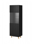 Display cabinet PAFOS 60x40x182 mat black | PAFOS WIT CZ | 5903815006807