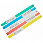 Zebra WRISTBAND,SYNTHETIC,1X6IN (25.4X152.4MM),DT,Z BAND ULTRA SOFT,COATED,PERMANENT ADHESIVE,HC100 CARTRIDGE, 300/ROLL,6/BOX | 10015358-PK | 8596375178816