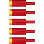 Wiha Wiha Zestaw adapter&oacute;w dynamometrycznych easyTorque electric slimBit i uchwytem SlimVario, 5-cz. w opakowaniu blistrowym 29701S5 41479 | 41479 | 4010995414795