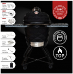 Kepsninė KAMADOCLUB PRO 2 PREMIUM+, juoda | PRO_2_PREMIUM_JUODA | 4779046760884