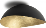 Lampa sufitowa Sigma Kopułowa lampa sufitowa SOLARIS 40599 żywicowa czarna złota | 5905143283417 | 5905143283417