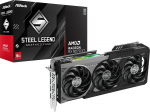 ASRock AMD Radeon&trade; RX 9070 XT Steel Legend Dark 16GB graphics card | RX9070XT SLD 16G | 4711581490697