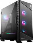 MSI MPG VELOX 100R Mid Tower Gaming Computer Case 'Black, 4x 120mm ARGB Fans, 1-6 ARGB Hub, ARGB light strip, USB Type-C, Tempered Glass, Center, E-ATX, ATX, mATX, mini-ITX' | 306-7G18R25-809 | 4719072829315