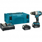 Wiertarko-wkrętarka Makita DHP489RTJ 18 V 2 x akumulator 5 Ah | DHP489RTJ | 0088381775663