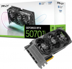Karta graficzna PNY GeForce RTX 5070 Ti Triple Fan 16GB GDDR7 DLSS4 (VCG5070T16TFXPB1) | VCG5070T16TFXPB1 | 0751492794600