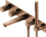 Bateria wannowa Omnires OMNIRES CT8037/1CPB CONTOUR bateria wannowa 5-otworowa, podtynkowa miedź szczotkowana | 5902539875102 | 5902539875102