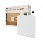Grzejnik Mill Mill Invisible Smart WiFi Heater | PA400WIFI4 | Panel Heater | 400 W | Suitable for rooms iki 4-6 m&sup2; | Baltas | IPX4 | PA400WIFI4 | 7090019825308