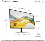 Monitor HP Series 5 Pro 27-calowy monitor Pro seria 5 QHD, bez podstawy 527pq | 9D9S0A9 | 5715063800362
