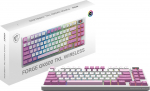 Klawiatura MSI FORGE GK600 TKL Bezprzewodowa Fioletowy (S11-43DEQ01-HH9) | S11-43DEQ01-HH9 | 4711377307062