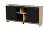 Cama PORTO 2D chest of drawers 150x38x77 oak/black | PORTO 473515 | 5903815010217