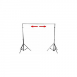 Walimex TELESCOPIC Background System, 120-307cm (15227) | 15227 | 4250234552271