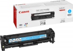 Toner Canon CRG-718 Cyan Oryginał  (2661B002AA) | 2661B002AA | 5711045530609