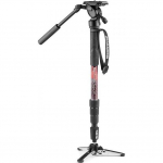 Manfrotto &uuml;ksjalg Element MII Video MVMELMIIA4LIVE, punane | MVMELMIIA4LIVE | 8024221718300