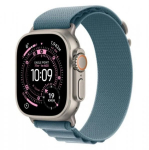 Watch Ultra 3 GPS + Cellular 49mm Natural Titanium Case with Light Blue Alpine Loop - Small | MEWK4QP/A | 195950608960