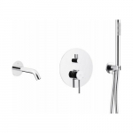 Bateria wannowa KFA 5039-401-00 / / MOZA /  ZESTAW WANNOWY PODTYNKOWY Z BATERIĄ 3 FUNKCYJNĄ, CHROM / | 5907571505147 | 5907571505147