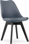 Leobert Krzesło MARK - grafitowe / nogi czarne x 4 | model_3753_4-MARK-ATTY16 | 5903332068975