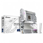 GIGABYTE B860 AORUS ELITE WIFI7 ICE Motherboard - Intel Core Ultra Series CPUs, 14+1+2+1 Phases VRM, up to 9200MHz DDR5, 1xPCIe 5.0 + 2xPCIe 4.0 M.2, 2.5GbE LAN, WIFI 7, USB 4 | B860 AORUS ELITE WIFI7 ICE | 4719331866846