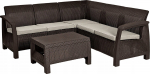 Keter Zestaw mebli ogrodowych Corfu Relax Set brązowy 8711245158334 | 8711245158334 | 8711245158334