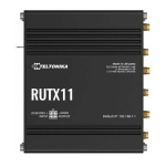 Router Teltonika TELTONIKA NETWORKSRUTX11DUAL SIM Bluetooth 4G/LTE Router EMEA eSIM Version | RUTX11240000 | 4779051844364