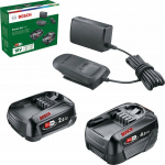 Bosch Bosch starter set 18V (PBA 2.0Ah + PBA 4.0Ah + AL 18V-20), charger (black, 2x battery + charger, POWER FOR ALL ALLIANCE) | 1600A027U9 | 4053423231434