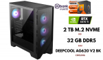 PC| RYZEN 7 7800X3D, DDR5 32GB 6000MHz, NVME M.2 SSD 2TB, RTX 5070 Ti | 5862257229369
