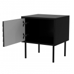 Cama Bedside cabinet, 2 pcs. CORTINA 45x40x51 black | 490306 | 5903815011191