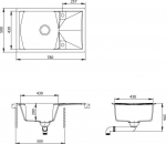Bateria kuchenna Aquasanita Aquasanita TPD101-601AWP | TPD101-601AWP | 4771016105008