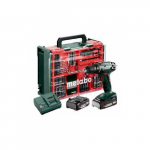 METABO.SCREWDRIVER BS 18 SET 2x2.0 Ah + 74 ACC CASE | 602207710 | 4061792249493