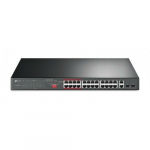 TP-Link 24-Port 10/100Mbps + 2-Port Gigabit Unmanaged PoE+ Switch | TL-SL1226P | 6935364089443