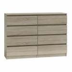 Topeshop M8 140 SONOMA chest of drawers | M8 140 SONOMA KPL | 5902838460689