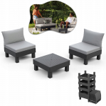Keter Zestaw mebli ogrodowych Elements Balcony Set poduszki/kolor poduszek 8711245158013 | 8711245158013 | 8711245158013