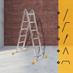 Forte UNIVERSAL JOIMTED 4-ELEMENT LADDER 4X3 | 4410S | 4770364129384