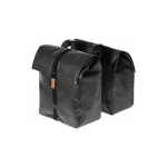 Basil Sakwa miejska podw&oacute;jna URBAN DRY DOUBLE BAG 50L, mocowanie na paski, wodoodporna plandeka, czarna (BAS-17659) | BAS-17659 | 8715019176593