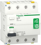 Schneider Wyłącznik r&oacute;żnicowoprądowy Acti9 4P 40A 0,03A typ B-EV iID-40-4-30-B-EV 40A A9Z51440 | A9Z51440 | 3606489502799