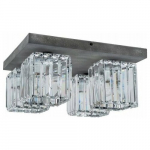 Lampa sufitowa Plafon oprawa sufitowa Spot Light Gallant 4x60W E27 beton/transparentny 2244436 | 2244436 | 5901602373088