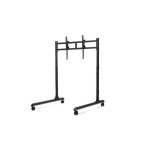 Next Level Racing Floor stand | Round Tube Freestanding Single Monitor Stand | Up to 65 " | Height adjustment, Tilt | Maximum weight (capacity) 50 kg | Black | 9359668000947 | 9359668000947
