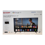 SALE OUT. Sharp 32HF2265E 32" (81cm) HD Ready Google TV | SALE OUT. Sharp 32HF2265E | 32 | Smart TV | Google TV | DAMAGED PACKAGING | 32HF2265ESO | 2000001422724