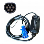 Electric car charger Type 2 - CEE, 6-32A, 7.2kW, 1-phase, 5m | EV200047 | 9990000200047