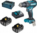 Wiertarko-wkrętarka Makita DHP485RFJ 18 V 2 x akumulator 3 Ah | DHP485RFJ | 088381866217