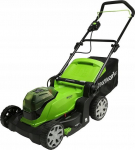 Kosiarka akumulatorowa Greenworks 2x24V Kosiarka akumulatorowa 41cm G24X2LM41K2x zestaw ładowarka dual + 2 aku 2Ah | GR2512607UC | 6952909062433