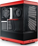 Hyte Y40 Midi Tower, Tempered Glass - schwarz /rot | GEHY-014 | 1220000350304