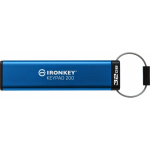 Kingston IronKey Keypad 200/32GB/USB 3.2/USB-A/Modr&aacute; | IKKP200/32GB | 0740617330083