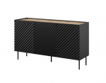 3D2SZ ONDA chest of drawers 150x45x85 black | 301421 | 5903815008986
