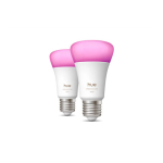 Philips Hue WCA 1100 A60 2P EU | E27 | 8.1 W | White and colour light | Bluetooth and Zigbee | 8720169365735 | 8720169365735