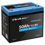 LiFePO4 battery 12.8V, 50Ah, 640Wh, BMS | 53704 | 5901878537047