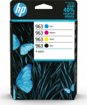 Tusz HP TIN HP 963 4er-Pack - black, Yellow, Cyan, Magenta 6ZC70AE (NEW) | 6ZC70AE | 0199764688750