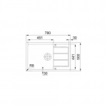 Zlewozmywak Franke Sirius 2.0 S2D 611-78 XL Tectonite onyx (143.0618.577) | 114.0496.089 | 7612981933173