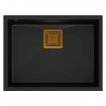 Zlewozmywak Quadron DAVID 50 GraniteQ pure carbon/elementy miedziane | 39221000 | 5904310991377