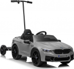 Lean Sport Auto Na Akumulator BMW M5 Z Platformą Dla Rodzica Srebrne Lakierowane | 9586 | 5904204755788